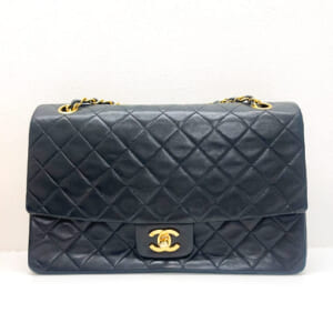 シャネル マトラッセ チェーンショルダーバッグ 27 ラムスキン ゴールド金具