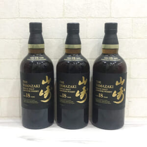 山崎 18年 シングルモルト ホログラムシール無 など3点