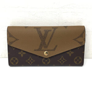 ルイヴィトン モノグラムジャイアントリバース ポルトフォイユサラ M80726