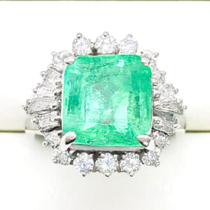 エメラルドリング PT900