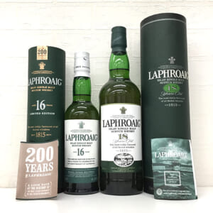 ラフロイグ 18年 旧型など2点 箱ラベル劣化あり