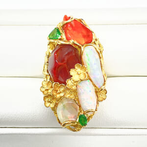 オパールリング 9.69ct