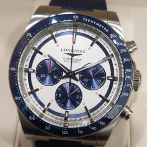 ロンジン コンクエスト クロノグラフ L3.835.4.98.9