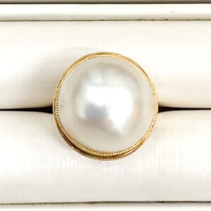 真珠リング 16mm