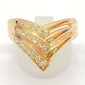 ダイヤモンドリング K18