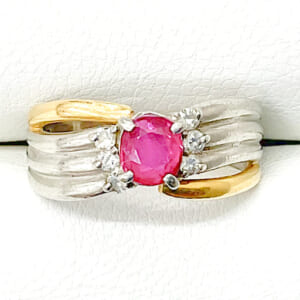 ルビーリング 0.69ct