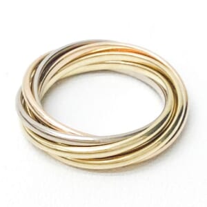 カルティエ トリニティリング B4089100 3カラー 7連