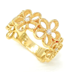 ミキモト ダイヤモンドリング K18 15号