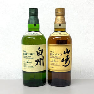 山崎 12年 シングルモルト など2点