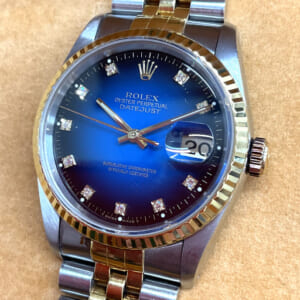 ロレックス デイトジャスト 16233G ブルーグラデーション