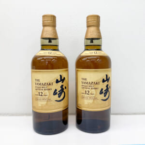 山崎 12年 シングルモルト 100周年記念ラベル など2点