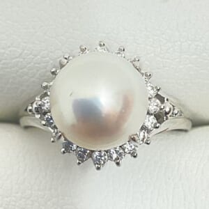真珠リング 9.3mm