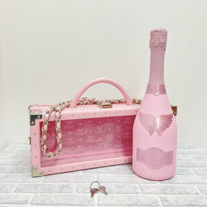 エンジェル ドゥミセック ロゼ ピンク レザータイプ