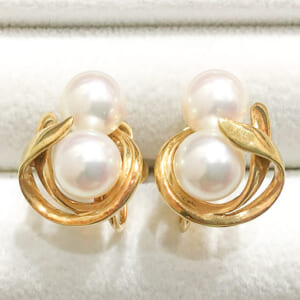 ミキモト パールイヤリング K18