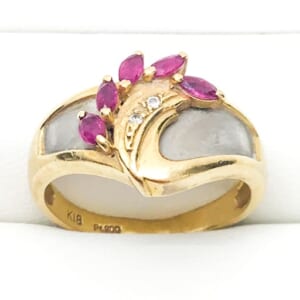 ルビーリング 0.33ct