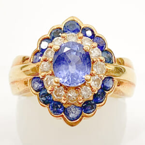 サファイアリング 1.150ct