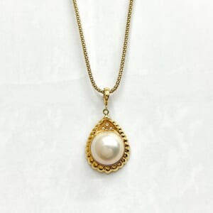 マベパールネックレス 14.3mm YG