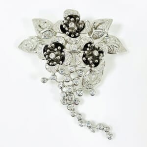 ダイヤモンドブローチ 0.8ct