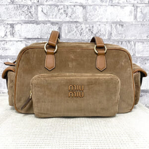 ミュウミュウ コーデュロイポケットバッグ 5BC189_AF81_F0401_V_OZO