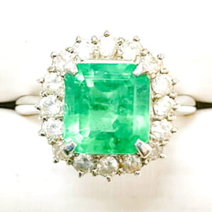 エメラルドリング 4.18ct