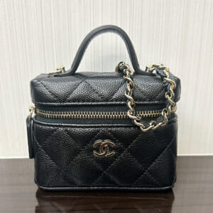 シャネル ミニバッグチャーム AP4897 キャビアスキン