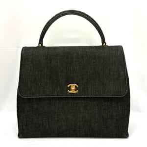 シャネル デニムハンドバッグ