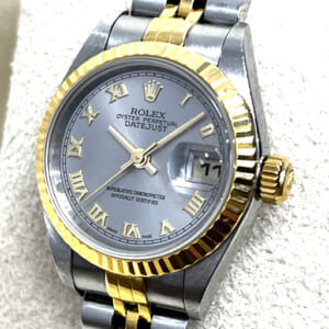 ロレックス デイトジャスト 28 79173 グレー ローマ