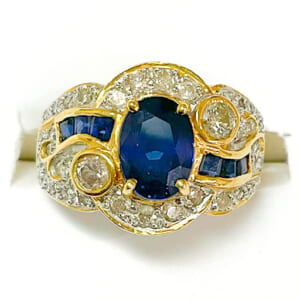 サファイアリング 2.14ct