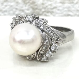 真珠リング 9.6mm