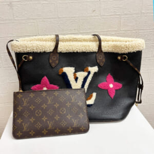 ルイヴィトン モノグラムテディ ネヴァーフルMM M56960 レザー