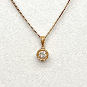 ダイヤモンドネックレス 0.404ct