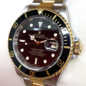 ロレックス サブマリーナ デイト 16613 コンビ 黒