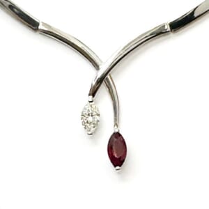 ルビーネックレス 1.15ct