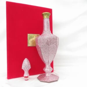 クラウンバイン K9 クリスタルデキャンタ ミシェルロイヤルスタイル ピンク 完品