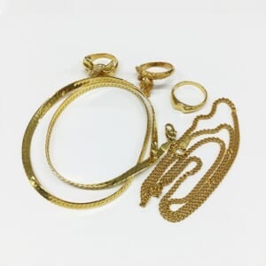 K18 ネックレス・リング など5点