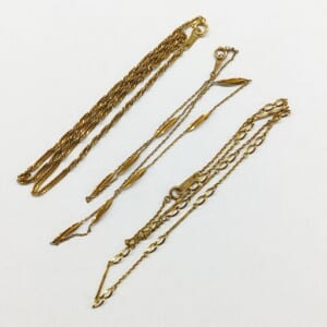 K18 ネックレス 3点