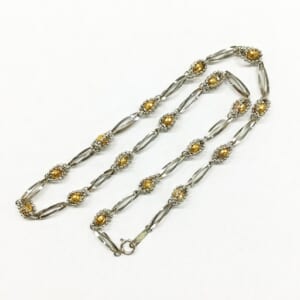 K18×Pt850 ネックレス