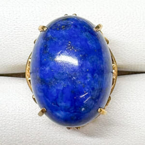 ラピスラズリリング K18