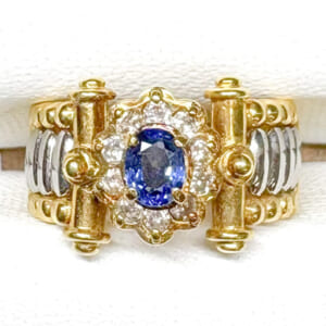 サファイアリング 0.40ct