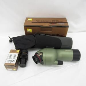 中古品 Nikon ニコン  単眼望遠鏡 FIELDSCOPE ED50 フィールドスコープ 25× 20× 23× 接眼レンズセット