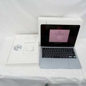 中古品 Apple アップル ノートPC MacBook Air 2025 13インチ MC6T4J/A スカイブルー M4/16GB/SSD256GB 美品