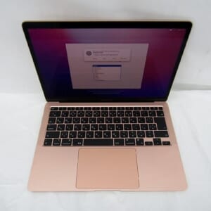 中古品 Apple アップル ノートパソコン MacBook Air 13.3インチ 2020 A2337 M1/8GB/SSD512GB