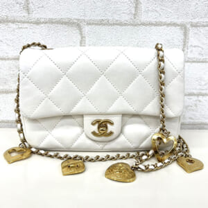 シャネル マトラッセ チェーンショルダーバッグ AS3457 ミニフラップ ラムスキン 