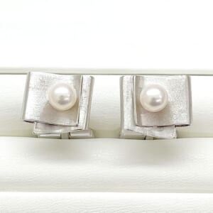 タサキ 真珠カフス 6.7mm K14WG