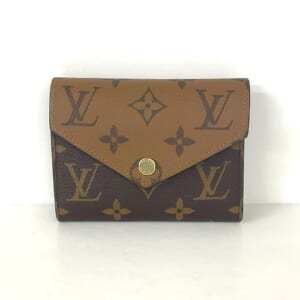 ルイヴィトン モノグラムリバース ポルトフォイユヴィクトリーヌ M81557