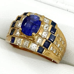 サファイアリング 1.17ct