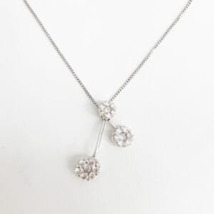 ダイヤモンドネックレス K18