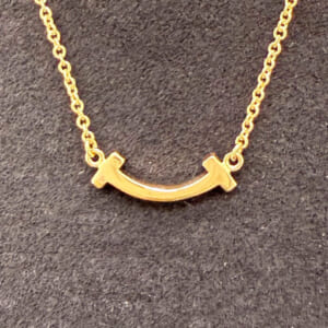 ティファニー ティファニーT スマイルミニネックレス