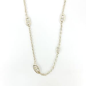 エルメス シェーヌダンクル ファランドールネックレス 120