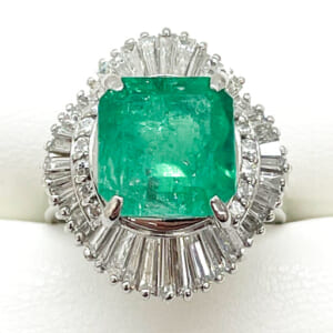 エメラルドリング 5.16ct